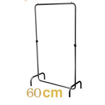 Arara Desfile 60cm Para Roupas Reforçada Altura Regulável - Preta