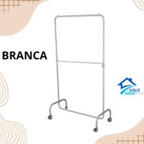 Arara Desfile Dupla 120cm Com Rodinhas Reforçada Altura Regulável -