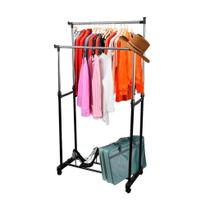 Arara Dupla Ajustável - Organize seu Espaço Arara Dupla Ajustável - Organize seu Espaço