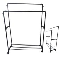 Arara Dupla Cabideiro Sapateira Blusa Casaco Sandalia Tenis Chapeu Bolsa Toalha Casa Apartamento Loja Quarto Closet Organizaçao Multiuso