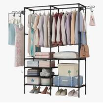 Arara dupla Organizadora Cabideiro De Roupas Closet Armário