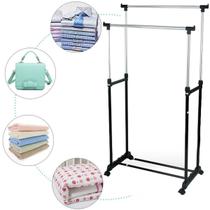 Arara Dupla Regulável com Sapateira Aço Inox BM19002 - Lorben