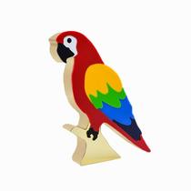 Arara Em Madeira Decoryou - Ref 335