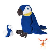 Arara Encantada Grávida 1 Filhote Bichos De Pano