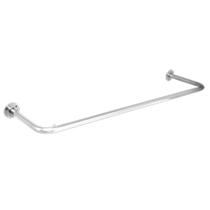 Arara fixa de Parede Tubo Redondo Cor Do Produto:CromadoMedidas:80 Cm