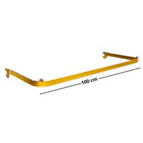 Arara Fixa Trilho Cremalheira Tubo Oblongo FI 100 cm