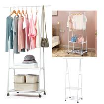 Arara Guarda Roupa Sapato Cabideiro Sapateira Organizador Com Rodas Multifuncoes Prateleiras Closet Casa Lavanderia Arara Guarda Roupa Sapato Cabideiro Sapateira Organizador Com Rodas Multifuncoes Prateleiras Closet Casa Lavanderia