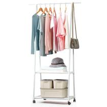 Arara Guarda Roupas Sapateira Cabideiro Closet Multifuncoes Prateleira Com Rodas Arara Guarda Roupas Sapateira Cabideiro Closet Multifuncoes Prateleira Com Rodas