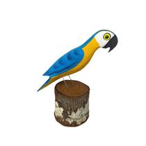 Arara Mini No Toquinho Decoração Para Casa Sala Toco Arvore Arara Mini No Toquinho Decoração Para Casa Sala Toco Arvore