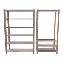 Arara Nova Reforçada E Estante Reforçada De Sala Suporta Conjunto Estante Arara Nova Reforçada E Estante Reforçada De Sala Suporta Conjunto Estante