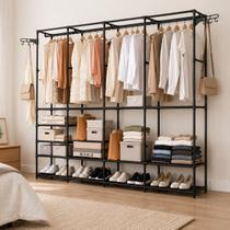 Arara Organizadora Closet 4 Colunas 10 Prateleiras Cabideiro Sapateira Aço Antiferrugem Sem Ferramentas Arara Organizadora Closet 4 Colunas 10 Prateleiras Cabideiro Sapateira Aço Antiferrugem Sem Ferramentas