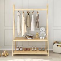 Arara Para Loja Infantil Montessori Madeira Natural Danilo