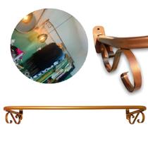 Arara para Roupa de Parede Rose Gold 80cm!! Arara para Roupa de Parede Rose Gold 80cm!!