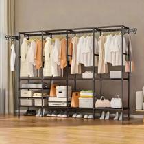 Arara Para Roupas Closet Cabideiro e Sapateira Organizadora Multiuso 4 Partes