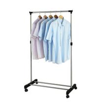 Arara Roupas reforçada Aço Inox altura regulável com Rodas GT730 - Lorben