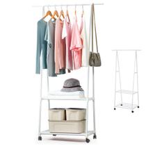 Arara Roupas Sapatos Cabideiro Sapateira Organizador C Rodas Multifuncoes Closet Casa Lavanderia Arara Roupas Sapatos Cabideiro Sapateira Organizador C Rodas Multifuncoes Closet Casa Lavanderia