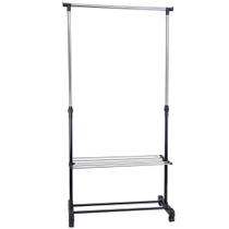 Arara Sapateira Regulável 80 a 155cm Ordene Expositor Calçados Closet Rodinhas My Closet