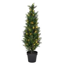 Árbol Artificial de Cedro con Luces LED Integradas Vickerman de 90 cm de Altura
