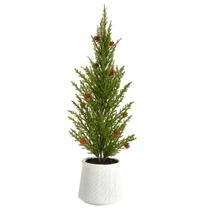 Árbol Artificial de Cedro Pino Casi Natural de 50 cm con Maceta
