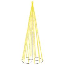 Árbol Cono Navideño vidaXL Blanco Cálido 732 LEDs 160x500 cm Árbol Cono Navideño vidaXL Blanco Cálido 732 LEDs 160x500 cm
