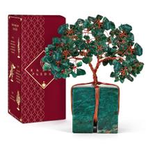 Árbol de Cristal KARMAPLEDGE Aventurina Verde Base 17-18 cm Árbol de Cristal KARMAPLEDGE Aventurina Verde Base 17-18 cm