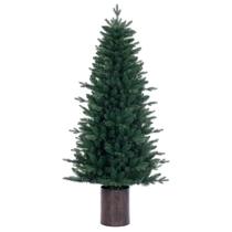 Árbol de Navidad Abeto en Maceta Vickerman 1.8m Sin Luces con Maceta de Metal Árbol de Navidad Abeto en Maceta Vickerman 1.8m Sin Luces con Maceta de Metal