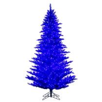 Árbol de Navidad Artificial Azul Vickerman 1.4 m con Luces LED Árbol de Navidad Artificial Azul Vickerman 1.4 m con Luces LED