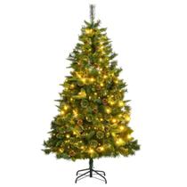 Árbol de Navidad Artificial vidaXL con 300 luces LED de 1.8 m con soporte Árbol de Navidad Artificial vidaXL con 300 luces LED de 1.8 m con soporte