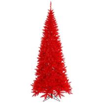 Árbol de Navidad Slim Abeto Rojo Vickerman 1.37 m Sin Luces con Base Árbol de Navidad Slim Abeto Rojo Vickerman 1.37 m Sin Luces con Base