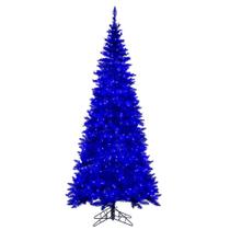 Árbol de Navidad Slim Azul Vickerman 1.68 m con 300 Luces LED Árbol de Navidad Slim Azul Vickerman 1.68 m con 300 Luces LED