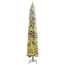 Árbol de Navidad Slim vidaXL de 270 cm con 300 LEDs y 8 modos de iluminación