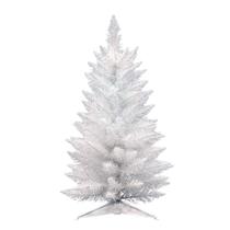 Árbol de Navidad Vickerman 30" Abeto Blanco Brillante en Forma de Lápiz Árbol de Navidad Vickerman 30" Abeto Blanco Brillante en Forma de Lápiz