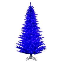 Árbol de Navidad Vickerman 60 cm Azul con 50 Luces LED Blancas Árbol de Navidad Vickerman 60 cm Azul con 50 Luces LED Blancas