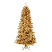 Árbol de Navidad Vickerman Abeto Dorado 105 cm sin Luces para Decoración Interior Árbol de Navidad Vickerman Abeto Dorado 105 cm sin Luces para Decoración Interior