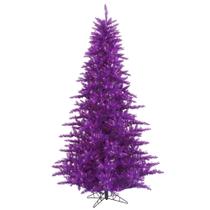 Árbol de Navidad Vickerman Abeto Morado 90 cm con 100 Luces LED Árbol de Navidad Vickerman Abeto Morado 90 cm con 100 Luces LED