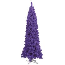 Árbol de Navidad Vickerman Abeto Púrpura Nevado Flockeado de 1.7 m Sin Luces Árbol de Navidad Vickerman Abeto Púrpura Nevado Flockeado de 1.7 m Sin Luces