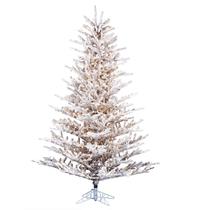 Árbol de Navidad Vickerman de Pino con Ramas Nevadas de 180 cm con Luces