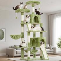 Árbol para Gatos Gitelsnour GCT032GR para Gatos de Interior, 180 cm de Alto Árbol para Gatos Gitelsnour GCT032GR para Gatos de Interior, 180 cm de Alto