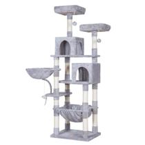Árbol para Gatos Heybly HCT032W de 180 cm con Juguete para Gatos Grandes Árbol para Gatos Heybly HCT032W de 180 cm con Juguete para Gatos Grandes