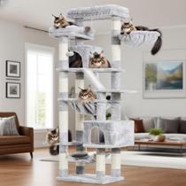 Árbol para Gatos Heybly HCT034W de 180 cm con 2 Perchas y 2 Condominios Árbol para Gatos Heybly HCT034W de 180 cm con 2 Perchas y 2 Condominios