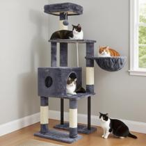 Árbol para Gatos Heybly HCT200SG para Gatos de Interior con Poste para Rascar Árbol para Gatos Heybly HCT200SG para Gatos de Interior con Poste para Rascar