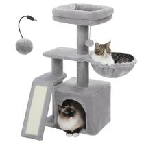 Árbol para Gatos PETEPELA Pequeño para Gatos de Interior con Rampa para Rascar