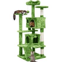 Árbol para Gatos Yaheetech Torre de 137 cm con Condominio, Postes para Rascar y Pelotas Árbol para Gatos Yaheetech Torre de 137 cm con Condominio, Postes para Rascar y Pelotas