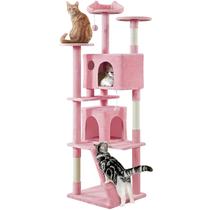 Árbol para Gatos Yaheetech XL 203 cm Multi-niveles con Rascadores