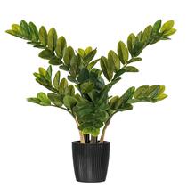 Arbusto Artificial Zamifolia Verde Vertical de 36 cm con 166 Hojas Arbusto Artificial Zamifolia Verde Vertical de 36 cm con 166 Hojas