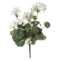 Arbusto de gerânio artificial Vickerman White 20cm - 4 peças Arbusto de gerânio artificial Vickerman White 20cm - 4 peças