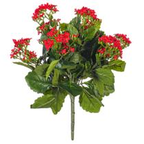 Arbusto vermelho artificial de Kanachoe 38 cm Vickerman, livre de manutenção Arbusto vermelho artificial de Kanachoe 38 cm Vickerman, livre de manutenção