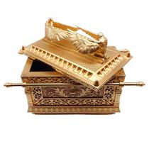 Arca da Aliança Luxo Grande Dourada 30cm GG - Decoração Religiosa