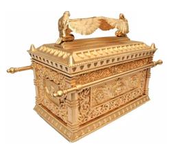 Arca Da Aliança Plástica Dourada Extra Grande 30Cm Arca Da Aliança Plástica Dourada Extra Grande 30Cm