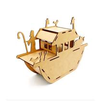 Arca Noé com Bichos 20cm Kit 15 Arcas